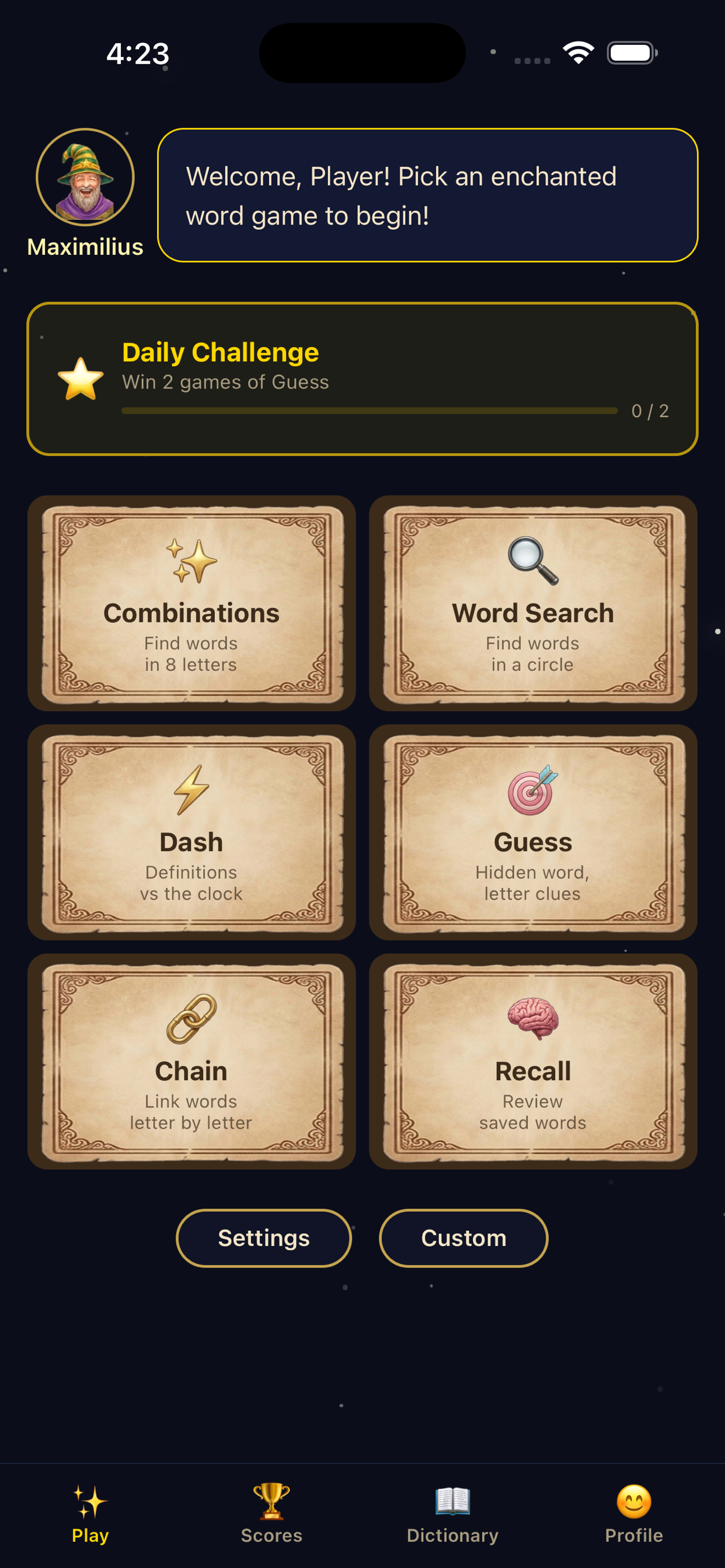 Word Wizard Max screenshot 1